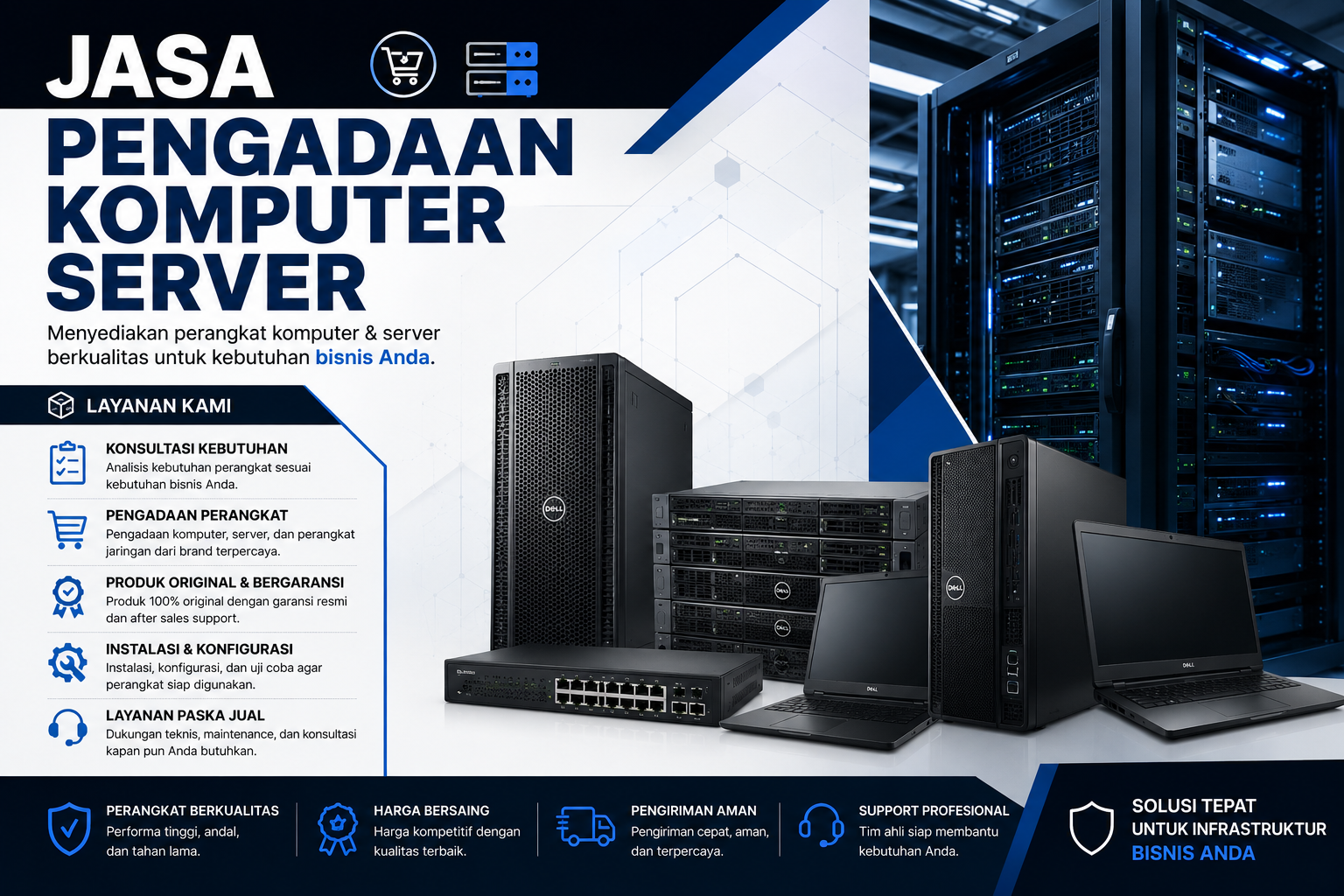 Jasa pengadaan komputer server